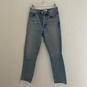 Agolde high rise denim jeans